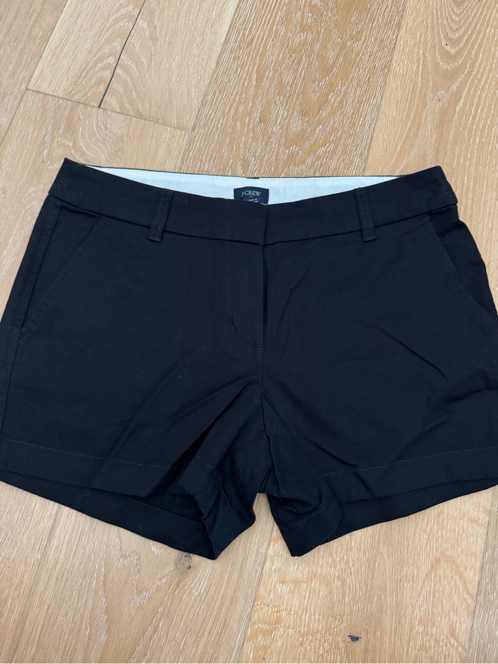 J. Crew Black Chino Shorts